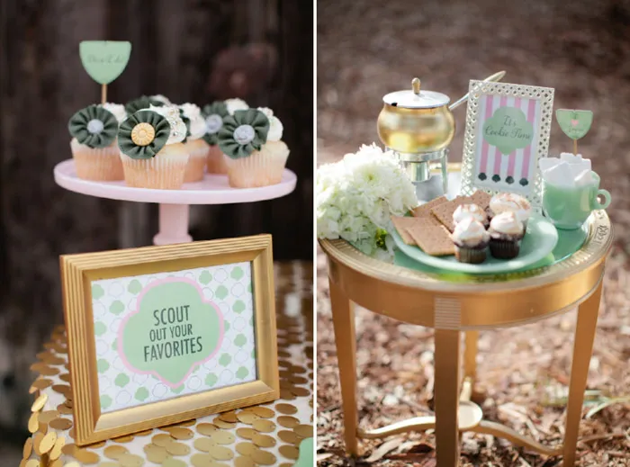 Green details. Beau &amp; Arrow Events. Photo by Swoon by Katie. theweddingnotebook.com