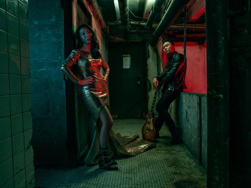 Glam Meets Grunge In This Gritty, Steamy Bridal Photoshoot