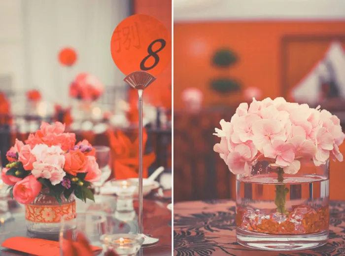 Oriental wedding décor. Photography by One Eye Click. theweddingnotebook.com