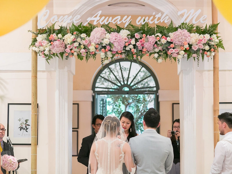 A Gold And Tiffany Blue DIY Wedding At Suffolk House, Penang