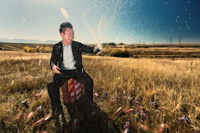 Conceptual bridal portraits in New Zealand by Raymond Phang Photography. theweddingnotebook.com