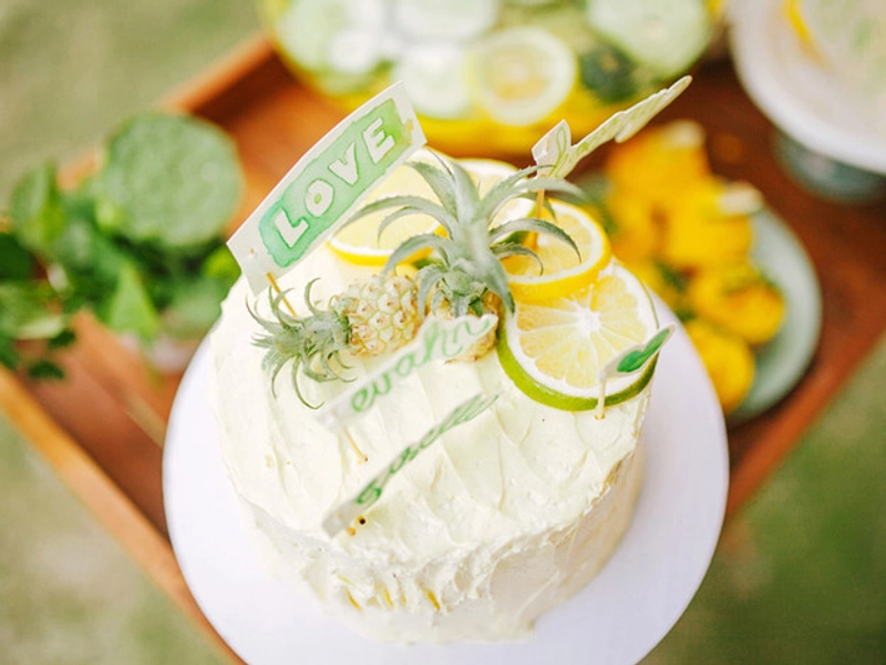 Green And Yellow Tropical Theme