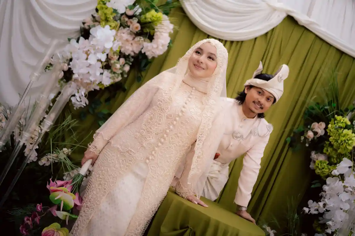 Hawa & Danial’s Olive Green Garden Inspired Home Nikah in Kelantan