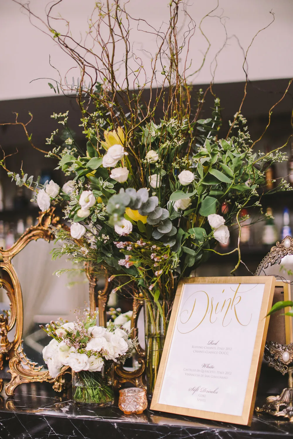 Styling by Mint Events and Soirees. Jenny Sun Photography. theweddingnotebook.com