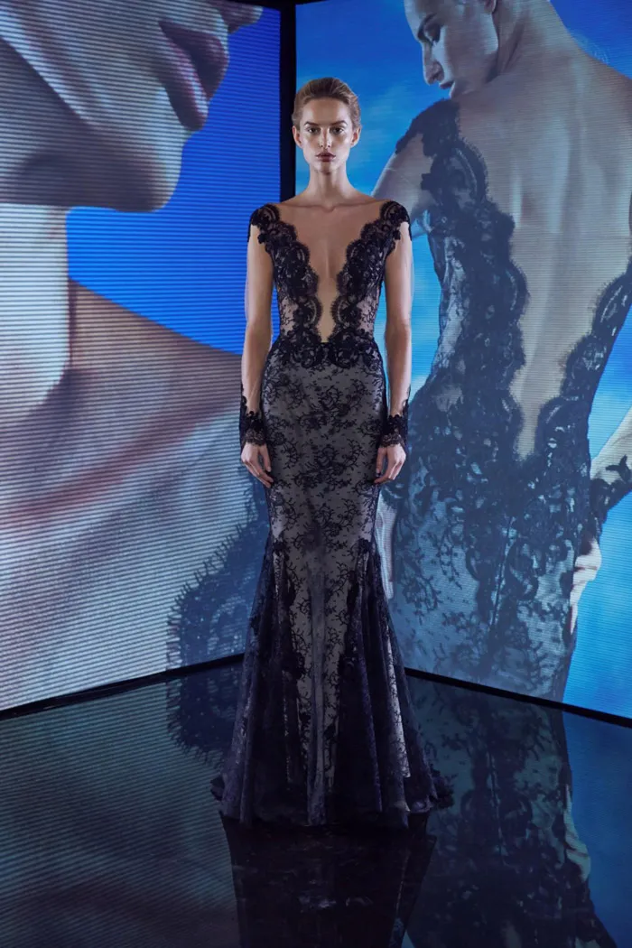 Ines Di Santo Fall 2015 Eveningwear. theweddingnotebook.com