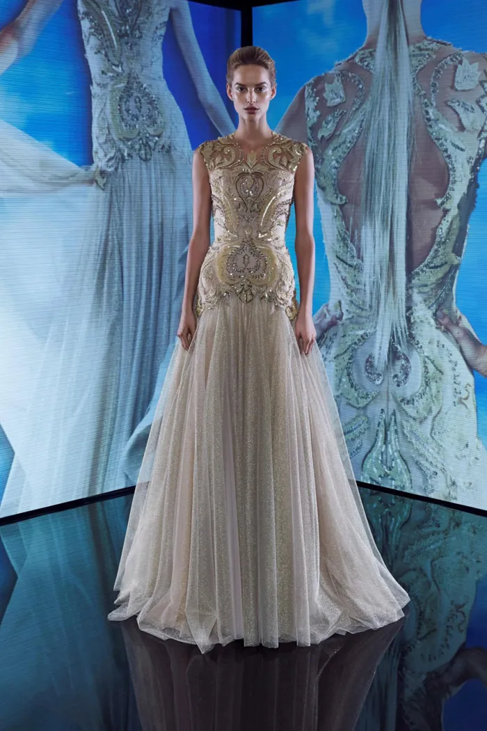 Ines Di Santo Fall 2015 Eveningwear. theweddingnotebook.com