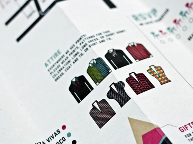 Infographic Wedding Invitations