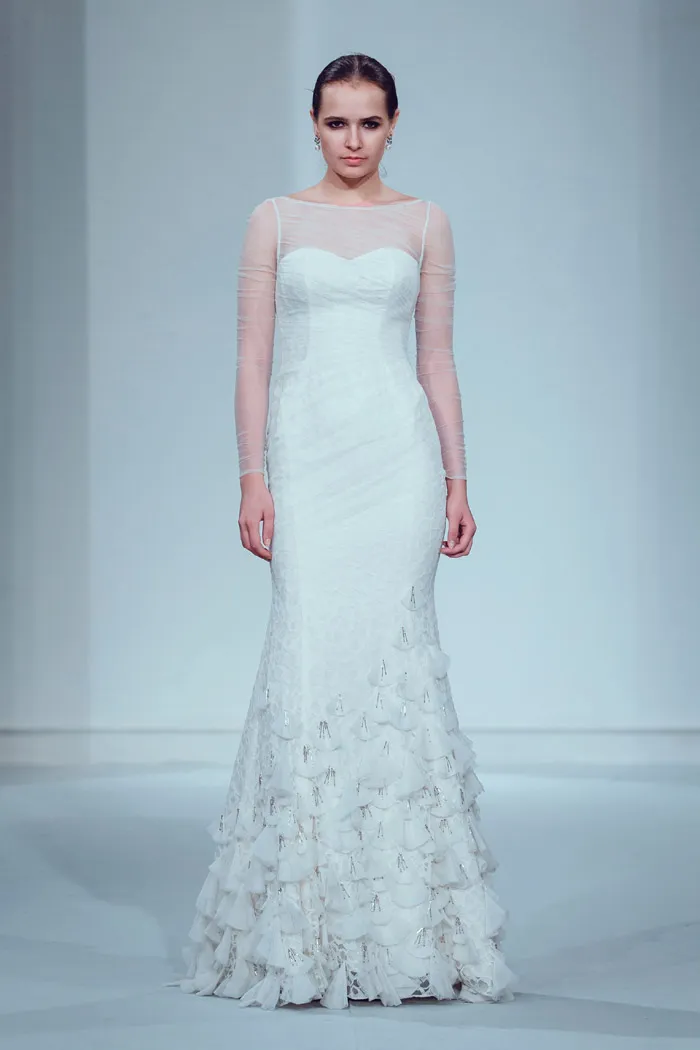 Photo by Funkydali/WAF. Innai Red 2015 Bridal Collection. theweddingnotebook.com