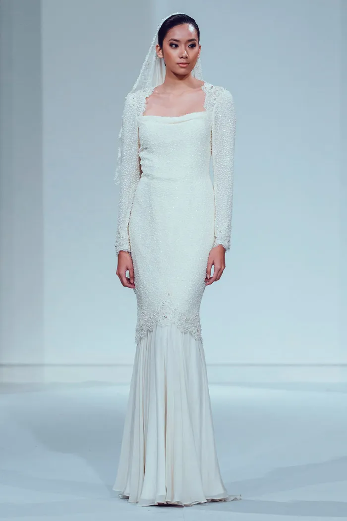 Photo by Funkydali/WAF. Innai Red 2015 Bridal Collection. theweddingnotebook.com