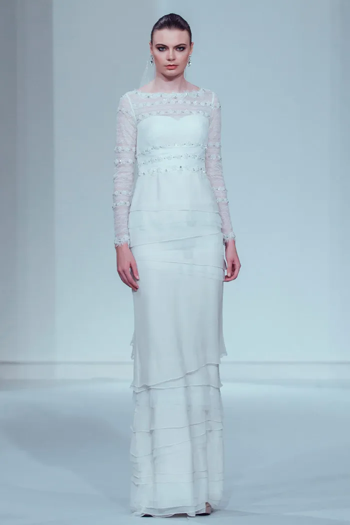 Photo by Funkydali/WAF. Innai Red 2015 Bridal Collection. theweddingnotebook.com
