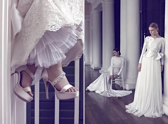 Photo by Chuan Looi. Innai Red 2015 Bridal Collection. theweddingnotebook.com