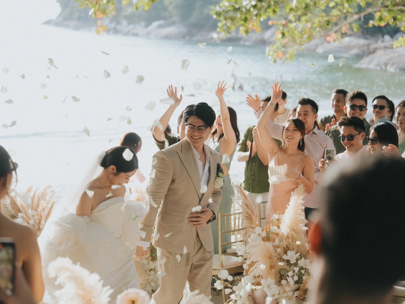 Intimate Pampas Beach Wedding at Pangkor Laut Private Island