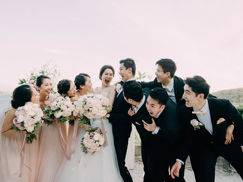 Ivory and Blush Ocean View Wedding at Sergeant Mess Sydney