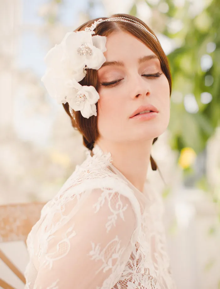Jannie Baltzer Couture Headpieces 2014 Collection. theweddingnotebook.com