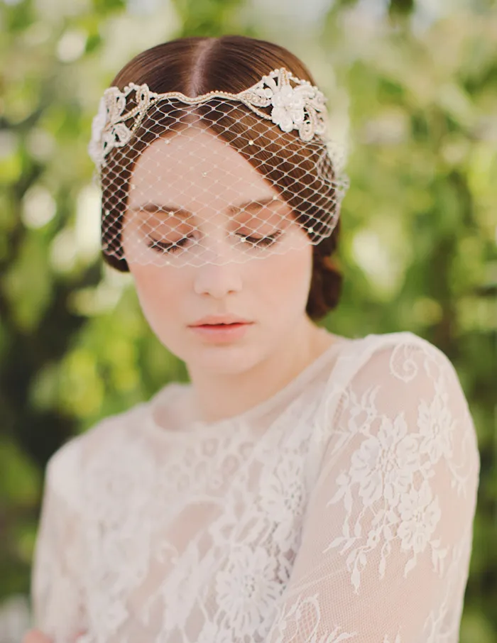 Jannie Baltzer Couture Headpieces 2014 Collection. theweddingnotebook.com