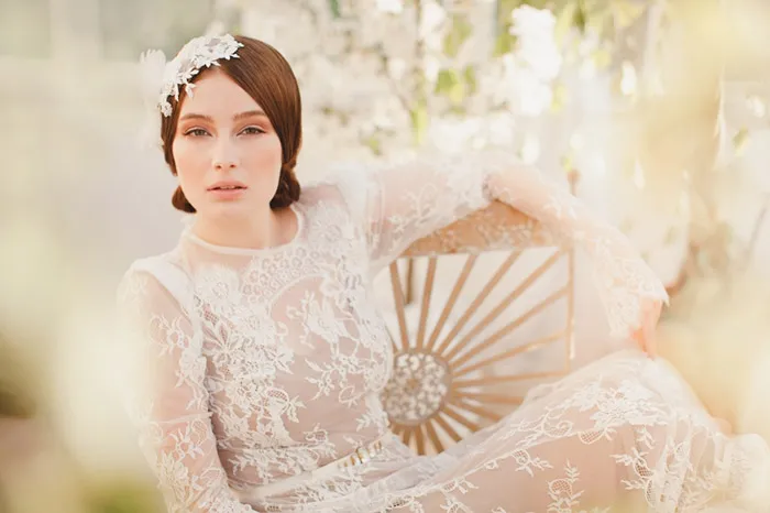 Jannie Baltzer Couture Headpieces 2014 Collection. theweddingnotebook.com