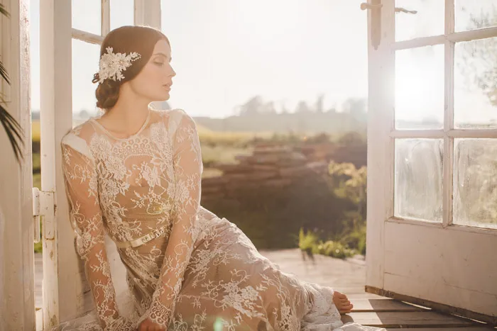 Jannie Baltzer Couture Headpieces 2014 Collection. theweddingnotebook.com