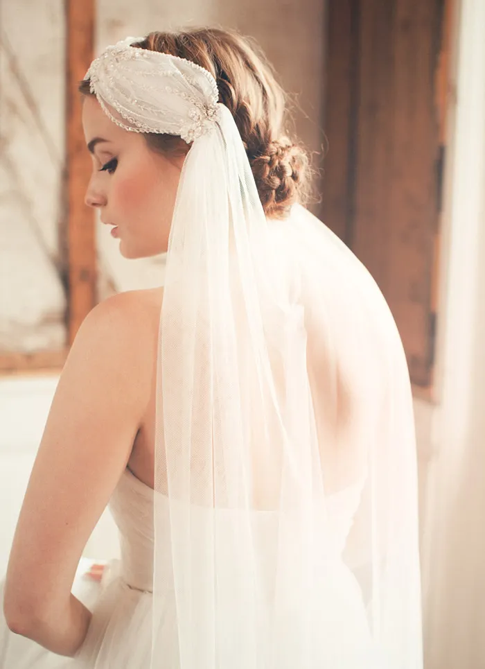 Agata Veil – Jannie Baltzer Couture Headpieces 2015 Collection. theweddingnotebook.com