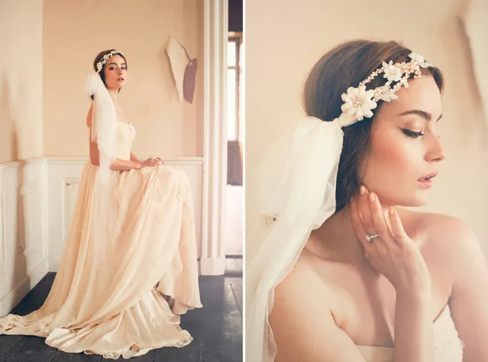 Charlie Veil – Jannie Baltzer Couture Headpieces 2015 Collection. theweddingnotebook.com