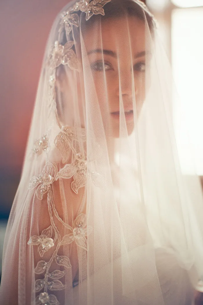 Magna Veil – Jannie Baltzer Couture Headpieces 2015 Collection. theweddingnotebook.com