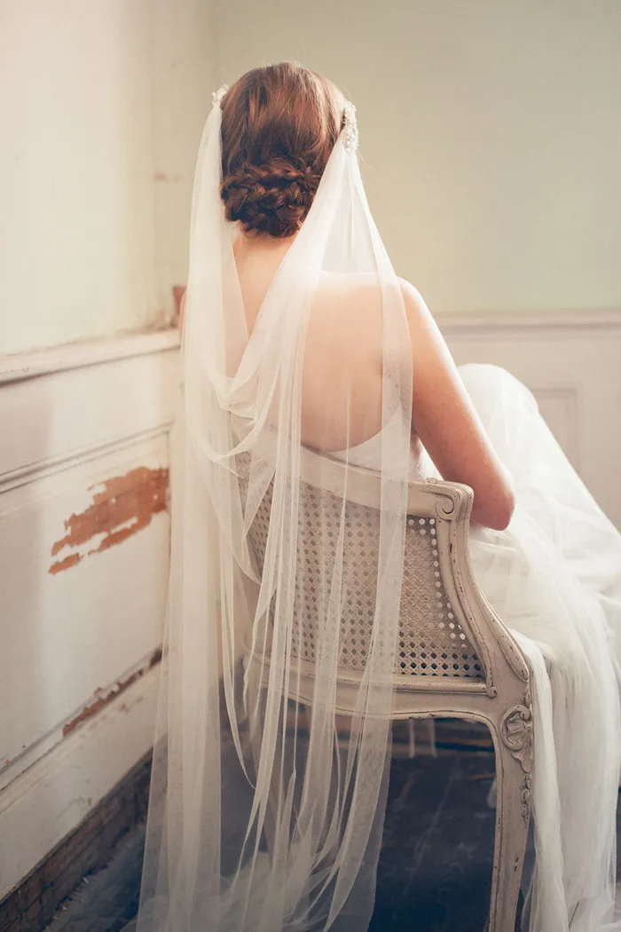 Viola Veil – Jannie Baltzer Couture Headpieces 2015 Collection. theweddingnotebook.com