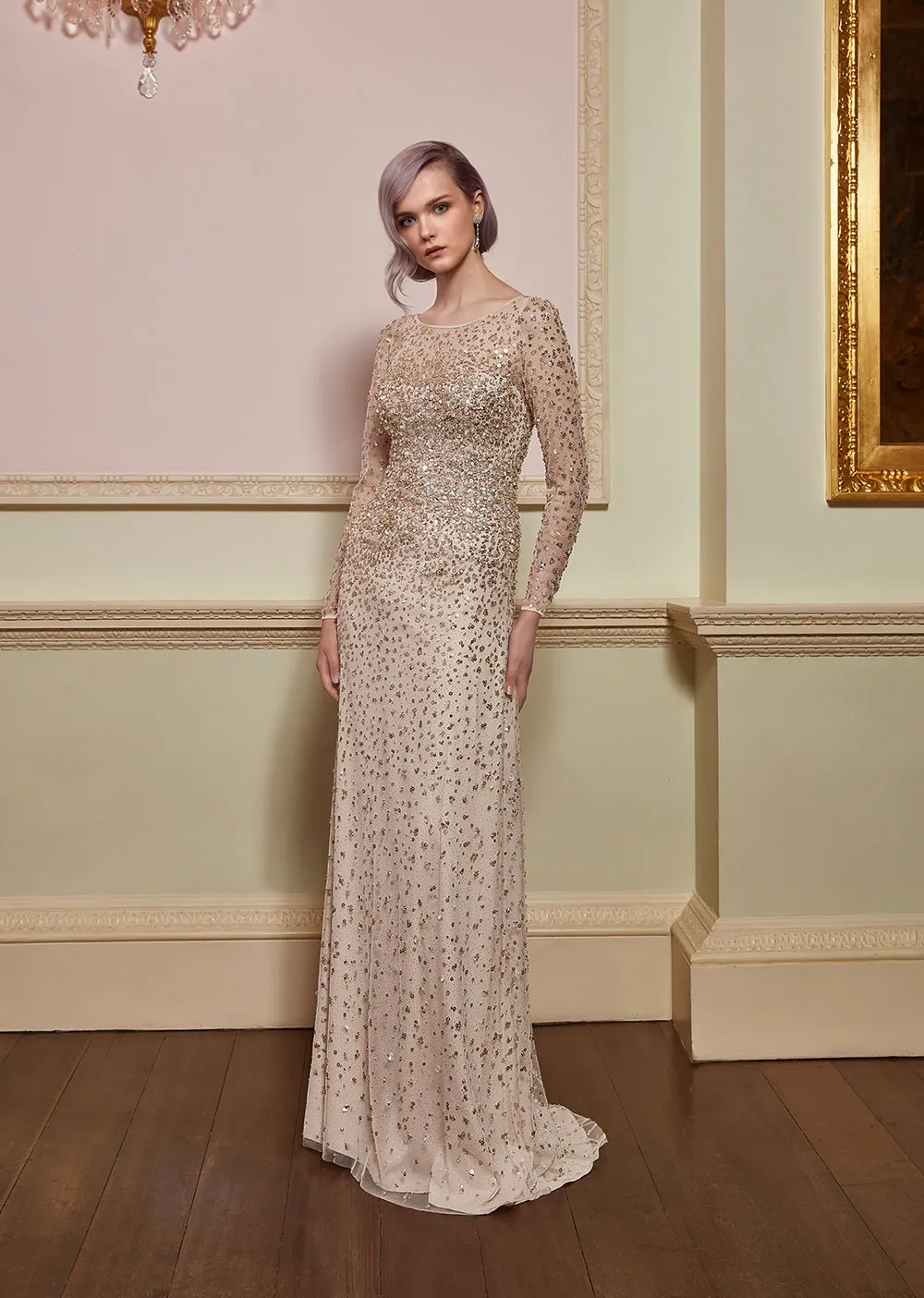 Rapture Barley - Jenny Packham 2018 Bridal Collection. theweddingnotebook.com