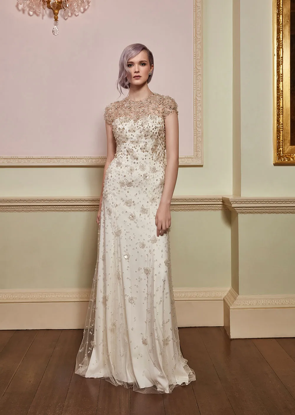 Hope Barley - Jenny Packham 2018 Bridal Collection. theweddingnotebook.com
