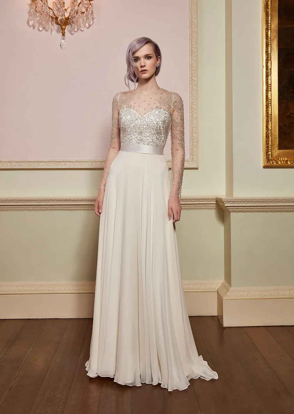 Fortune &amp; Bloom - Jenny Packham 2018 Bridal Collection. theweddingnotebook.com