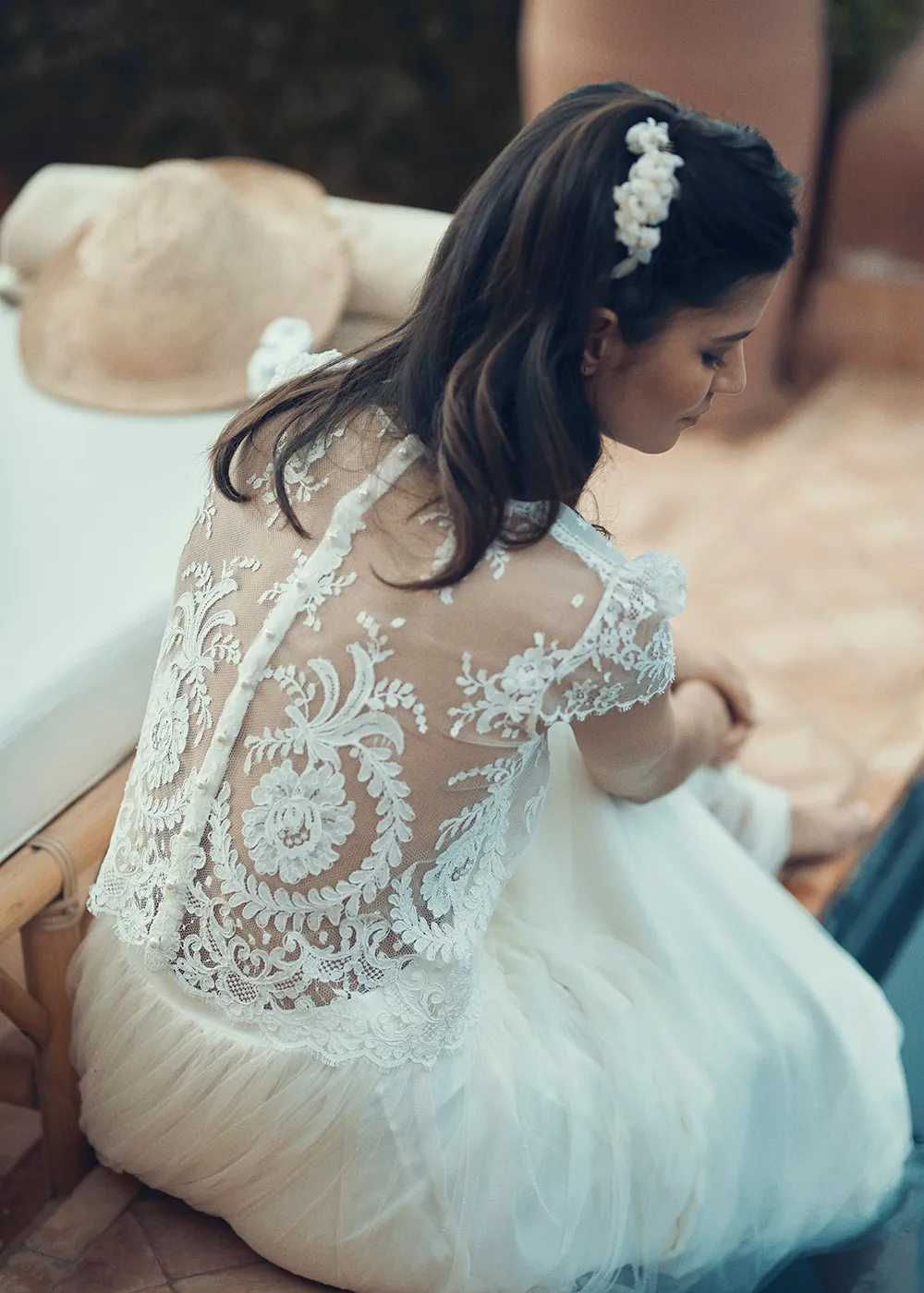 Murat top Autran skirt - Laure de Sagazan 2019 Bridal Collection. theweddingnotebook.com