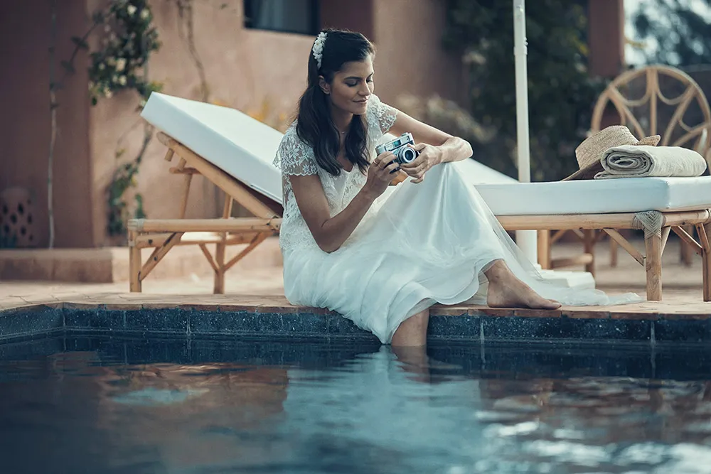 Murat top Autran skirt - Laure de Sagazan 2019 Bridal Collection. theweddingnotebook.com