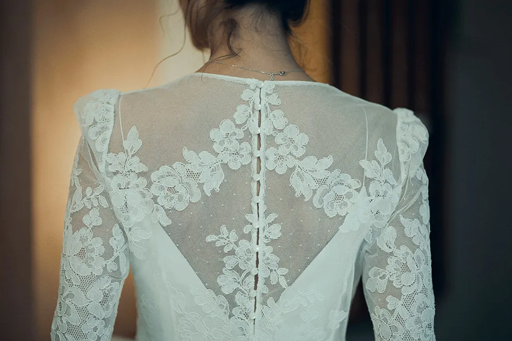 Dickinson dress Vega top - Laure de Sagazan 2019 Bridal Collection. theweddingnotebook.com