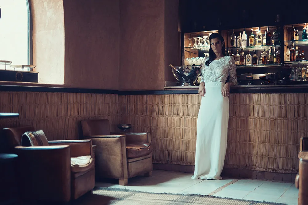 Pyrenees dress - Laure de Sagazan 2019 Bridal Collection. theweddingnotebook.com