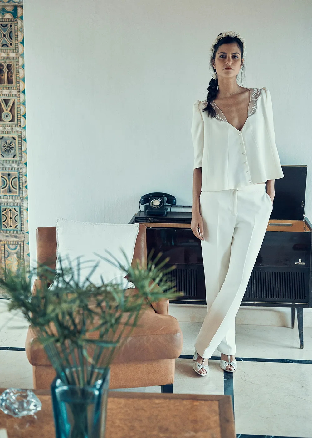 Smet top Autran skirt - Laure de Sagazan 2019 Bridal Collection. theweddingnotebook.com