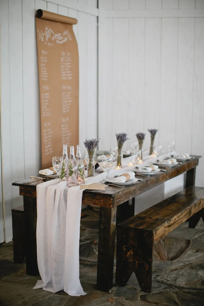 Photo by Kristyn Hogan. Styling by Cedarwood Weddings. theweddingnotebook.com