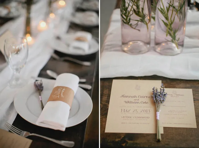 Photo by Kristyn Hogan. Styling by Cedarwood Weddings. theweddingnotebook.com