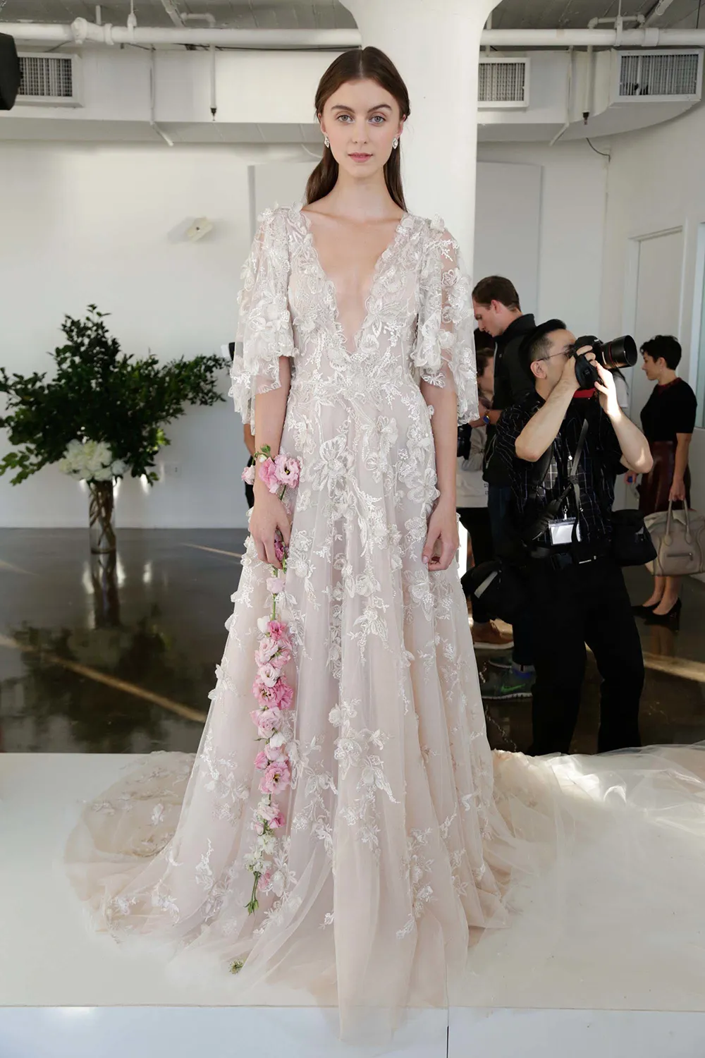 Estrella - Marchesa Fall 2017 Bridal Collection. theweddingnotebook.com