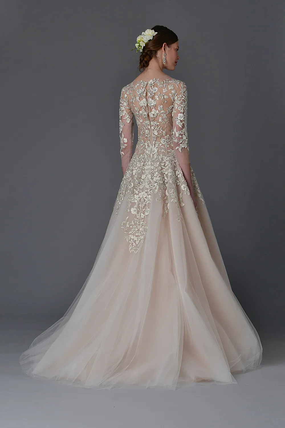 Dhalia - Marchesa Spring 2017 Bridal Collection. theweddingnotebook.com 