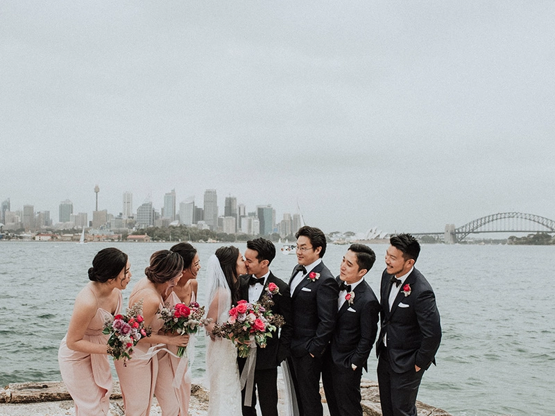 Memorably Elegant Wedding at Pier One and Mosman Art Gallery in Australia