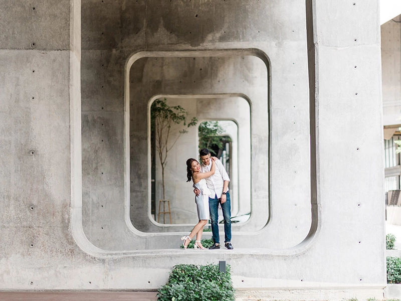 Minimalist and Industrial-esque Bridal Portraits at Tamarind Square, Cyberjaya