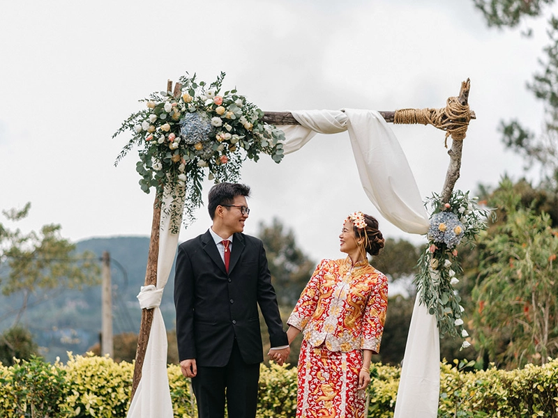Mint And Blush Rustic Garden Wedding In Cameron Highlands