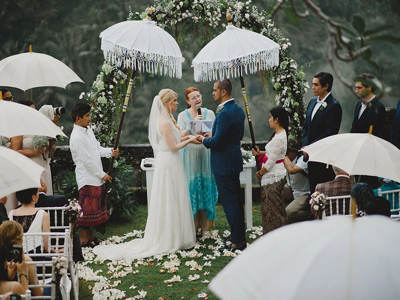 Misty Rainforest Wedding At Puri Wulandari, Ubud