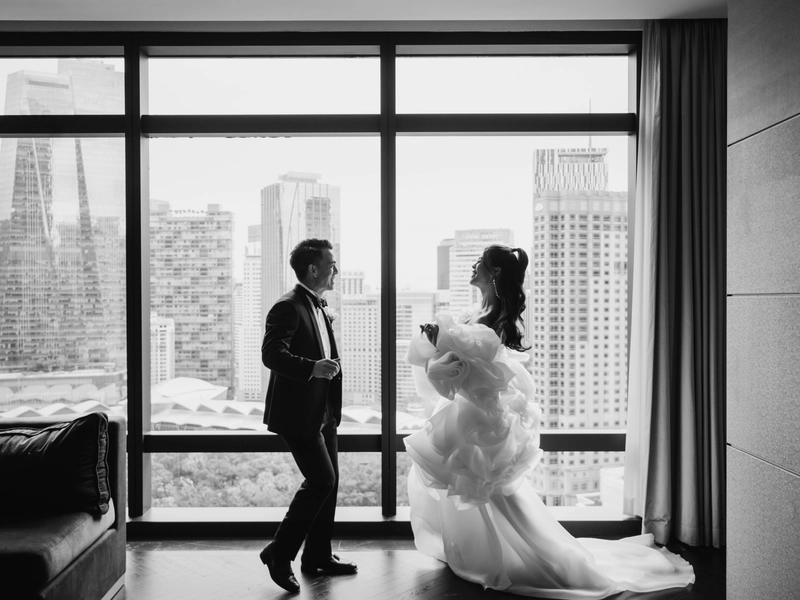 Modern Wedding at Four Seasons KL featuring an Epic Guest Experience