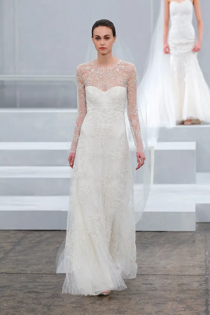 Sarah – Monique Lhuillier Spring 2015 Bridal Collection. theweddingnotebook.com