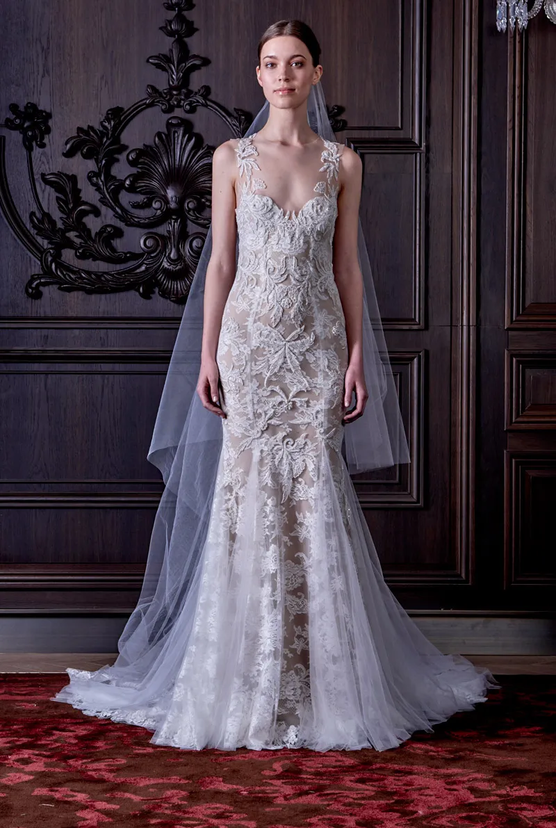 Monique Lhuillier Spring 2016 Bridal Collection. theweddingnotebook.com
