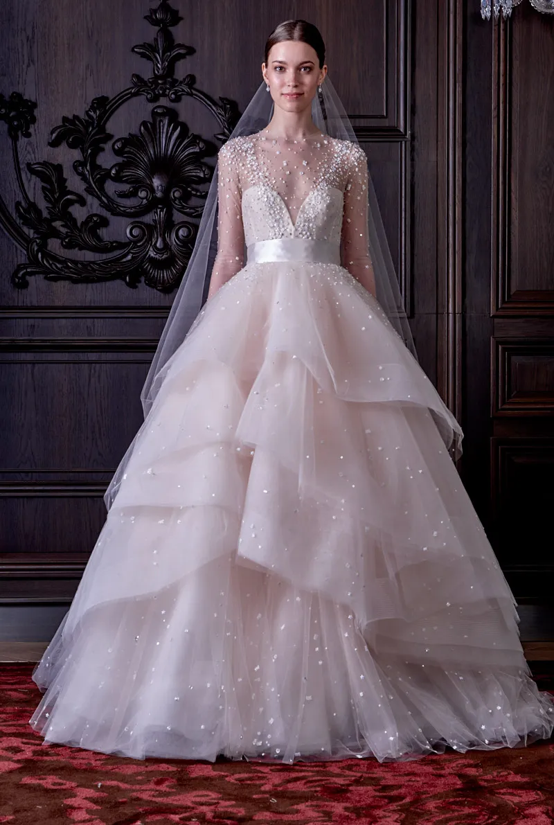 Monique Lhuillier Spring 2016 Bridal Collection. theweddingnotebook.com