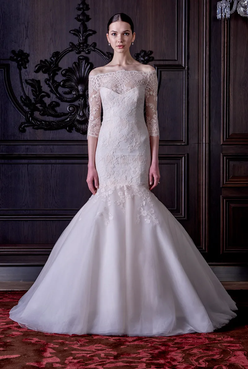 Monique Lhuillier Spring 2016 Bridal Collection. theweddingnotebook.com