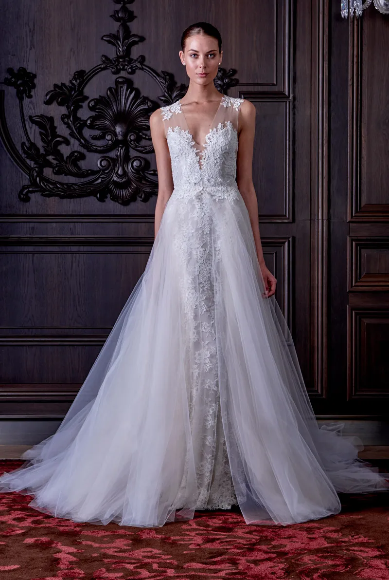 Monique Lhuillier Spring 2016 Bridal Collection. theweddingnotebook.com