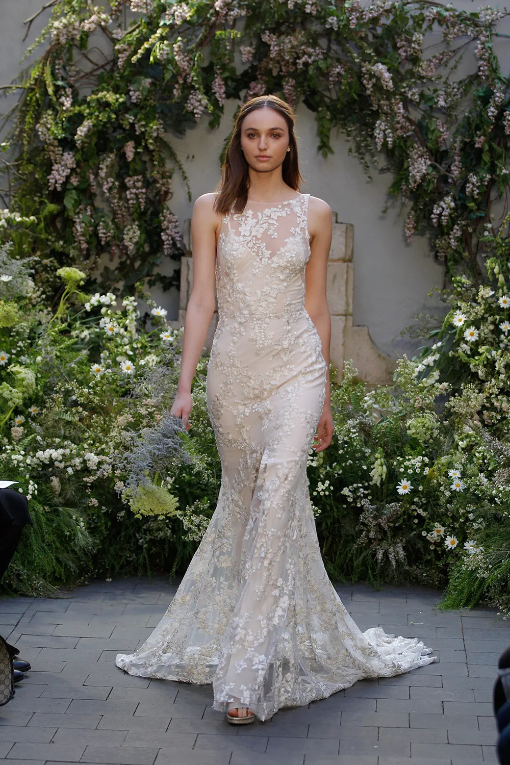 Indigo - Monique Lhuillier Spring 2017 Bridal Collection. theweddingnotebook.com