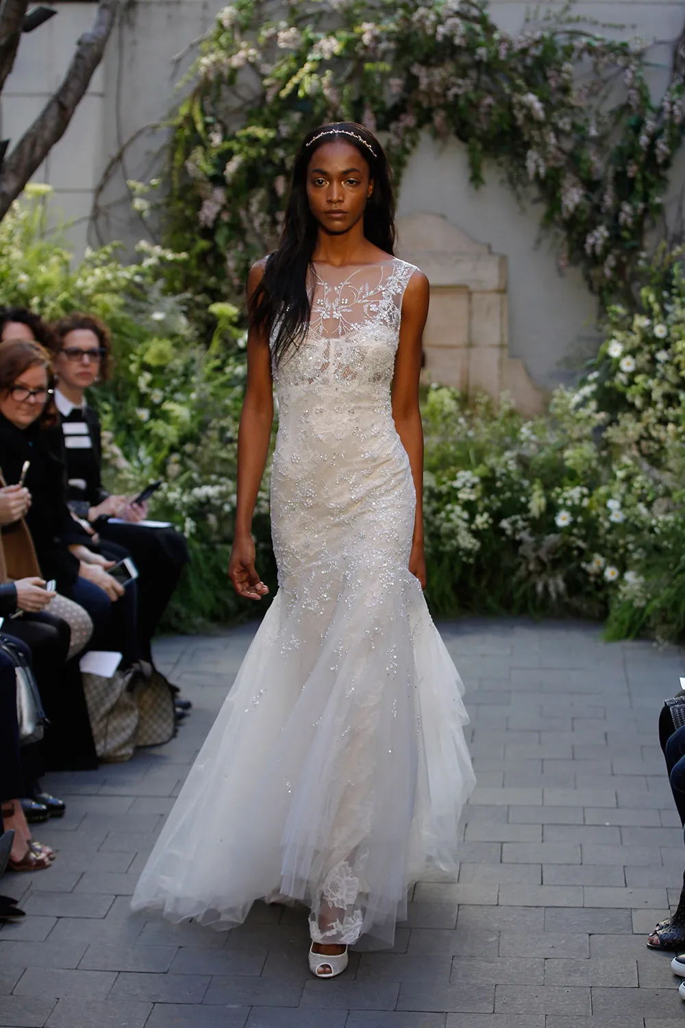 Crystal - Monique Lhuillier Spring 2017 Bridal Collection. theweddingnotebook.com