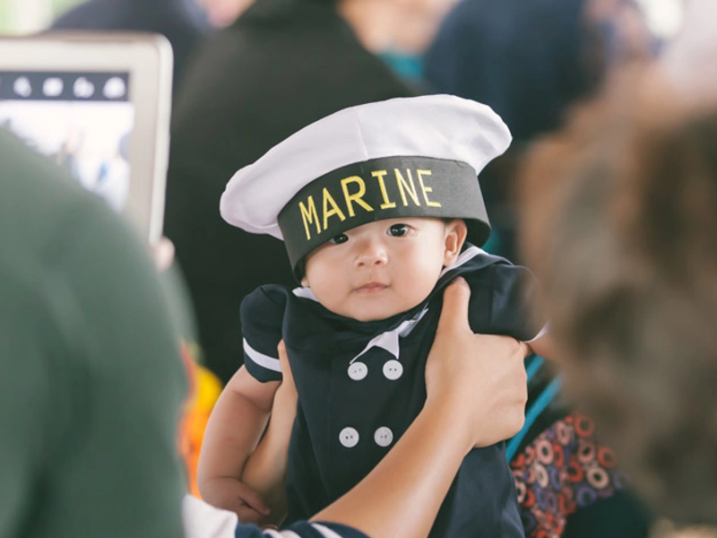 Nautical Themed Reception At Marina South Pier